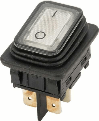 Pièces agricoles - Electricité - Interrupt.à bascule 20 A blanc