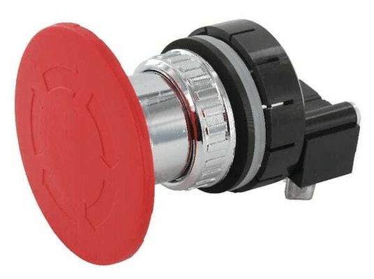 Pièces agricoles - Electricité - Bouton d'arret d'urgence 60mm