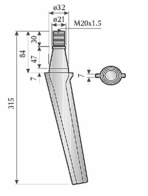 Pièces agricoles - Travail du sol - Dent de herse rotative p/Remac