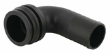 Raccord de tuyau 90° 38 mm avec connexion mâle T6