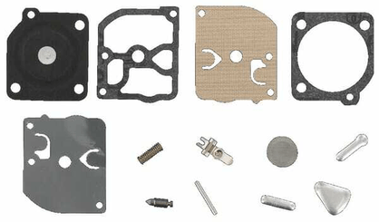 Pièces agricoles - Moteurs pièce adaptable - Kit réparation carburat. Zama