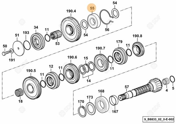 Pièces agricoles - Roulements - roulement à billes 40 x 90 x 23