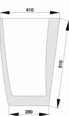 Pièces agricoles - Tracteur pièce adaptable - Pare-brise avant inf.