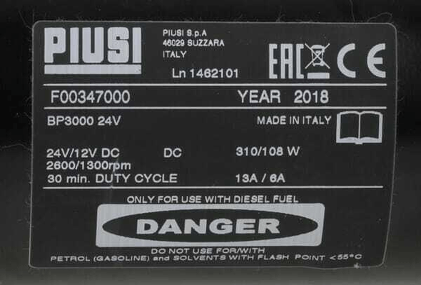 Pièces agricoles - Outils atelier - Pompe à gasoil BP3000 24V