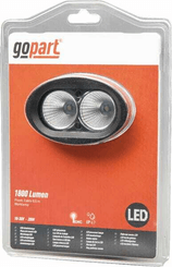 Pièces agricoles - Eclairage - Phare de travail LED ovale 20W 1800lm 10/30V, 96x72x79mm, faisceau large 2 LED gopart