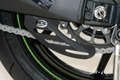 Protège couronne R&G RACING type dent de requin ABS noir