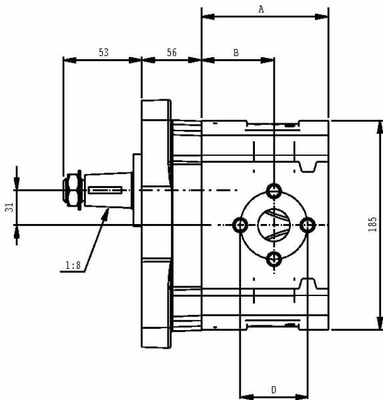 Pièces agricoles - Hydraulique - Moteur KM40.109R0-85E5-LEG/ED