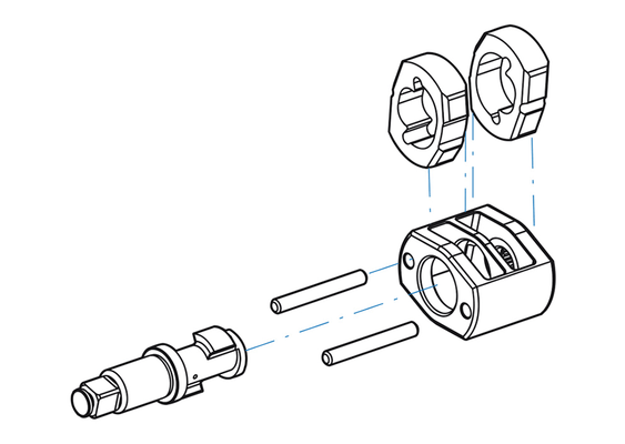 Outils - Outils divers - Clé à chocs 1" composite broche longue 2712Nm 8.1kgs