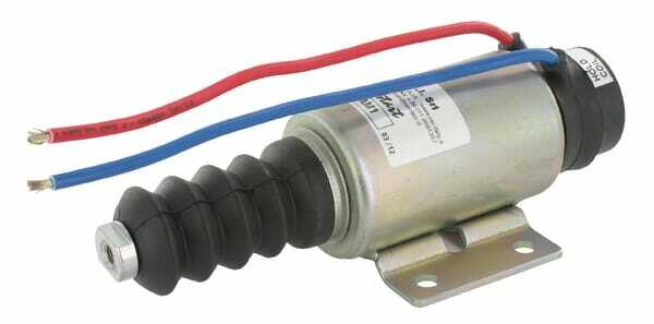 Pièces agricoles - Eclairage - Solenoïde de stop 24V 40mm 43N