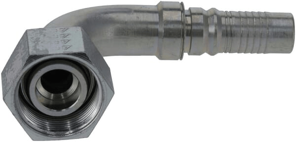Pièces agricoles - Hydraulique - Raccord à sertir 4SH-DN20-25S-M36x2,0 90° HEX41