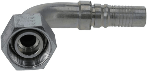 Pièces agricoles - Hydraulique - Raccord à sertir 4SH-DN20-25S-M36x2,0 90° HEX41