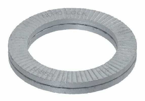 Pièces agricoles - Fasteners - Rondelle de blocage M6x10.8x1,8mm, acier revêtu DIN 128a