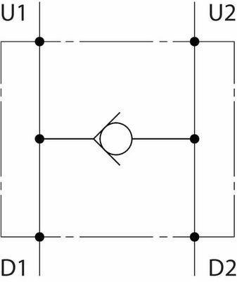 Pièces agricoles - Hydraulique - Clapet anti-retour VANT/40/OMP-OMR