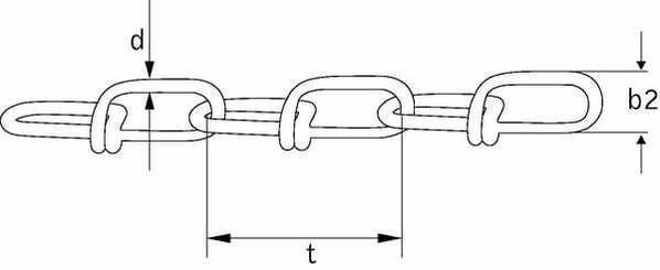 Pièces agricoles - Fasteners - Chaîne Victor zinguée no. 22