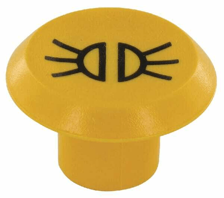 Pièces agricoles - Electricité - Symbole, feu de stationnement, rond, jaune