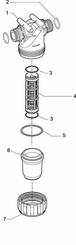 Pièces agricoles - Pièce Pulvérisateur - Filtre de pression 150-160l T4