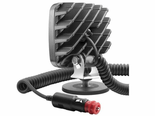 Pièces agricoles - Eclairage - Feu de travail LED avec interrupteur, R23, 22 W, 1600 lm, carré, 12-24 V, 105x105x50 mm, faisceau large, Wesem