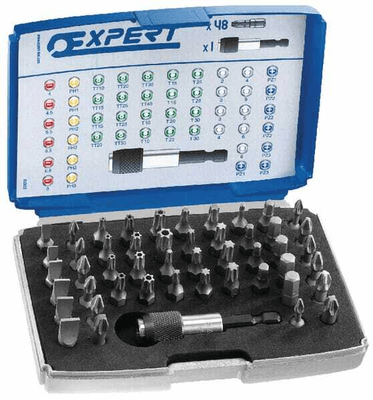 Outils - Outils divers - Boîte d'emb. + acc. 1/4" 49pcs