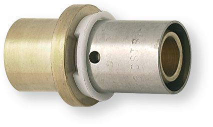 Electroportatif - Electroportatif divers et accessoires - Raccord à sertir droit pour soudage sur tube cuivre 12mm tube PER 10x12mm (par 1)
