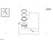 JEU DE SEGM.PISTON Deutz-Fahr origine