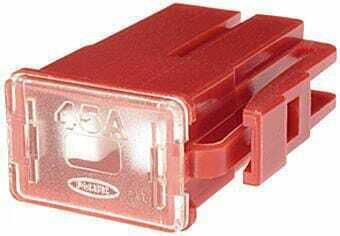 Pièces agricoles - Eclairage - Fusible pal 45A rouge Hella