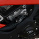 Couvre-carter gauche (pompe à eau) R&G RACING Race Series noir BMW S1000RR