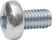 Vis à tête cylindrique 6x10 torx DIN7985