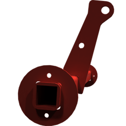 Pièces agricoles - Pièce divers - Tube disque herse droite arrière peint