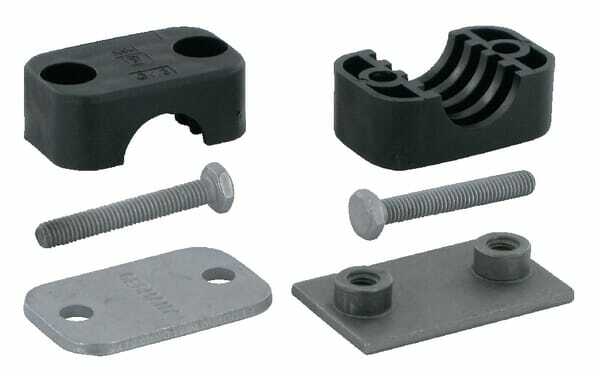 Pièces agricoles - Hydraulique - Collier de serrage complet 1/2"-21,3mm (5)