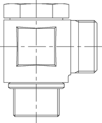 Pièces agricoles - Hydraulique - Raccord orientable 22L-3/4BSP