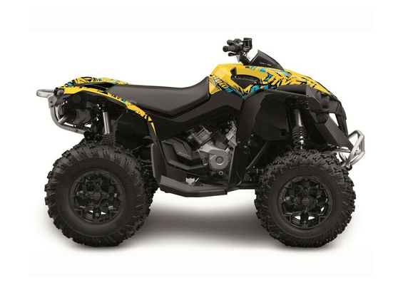 Pièces Quad & Motos - Equipement véhicule - Kit déco KUTVEK Rotor jaune Can-Am Renegade