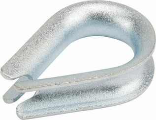 Pièces agricoles - Fasteners - Cosse-coeur zingué 16 mm