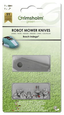 Pièces agricoles - Jardin et forêt pièce adaptable - Lame robot Bosch Indego x 9pcs