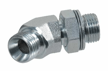 Pièces agricoles - Hydraulique - Adapt. régl. male 45° 3/8" BSP