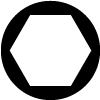 Outils - Outils divers - Blister de Clé à pipe 22mm 6x12 pans