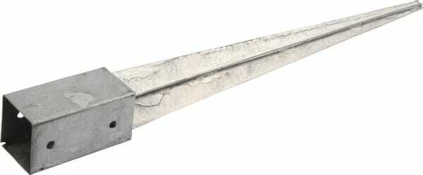 Pièces agricoles - Fasteners - Ancrage de poteau à enfoncer FV 71x71x900