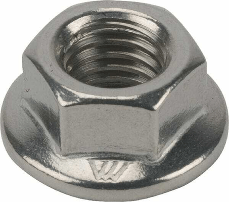 Pièces agricoles - Fasteners - Écrou hexagonal à embase crantée M10 SS A2