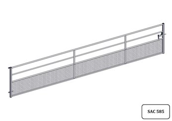 Materiels - Accessoires 70Kg-100Kg - PORTE HERBAGE SEMI-GRILLAGEE L.6.13M