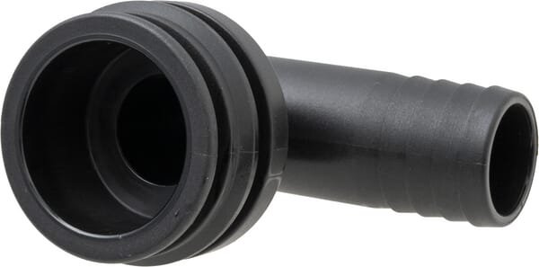 Pièces agricoles - Pièce Pulvérisateur - Raccord à fourche, femelle 90° AF5, embout de tuyau 25 mm