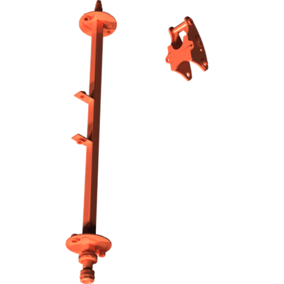 Pièces agricoles - Pièce divers - bride d’accouplement soudée -peinte-