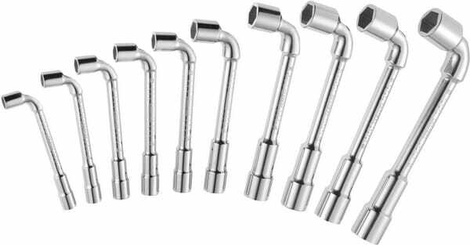 Outils - Outils divers - Jeu 10 clés à pipes 6x12 pans