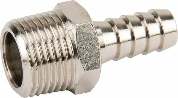 Pièces agricoles - Pièce pneumatique - Embout de tuyau 9 mm x 3/8"