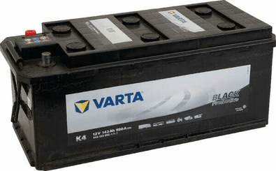 Pièces agricoles - Eclairage - Batterie 12V 143Ah 950A Promotive Black VARTA