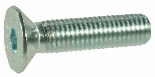 Pièces agricoles - Fasteners - Vis tête fraisée hexagonale creuse M5x10 10.9 zin