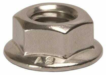 Pièces agricoles - Fasteners - Écrou hexagonal à embase DIN6923 M6 Acier