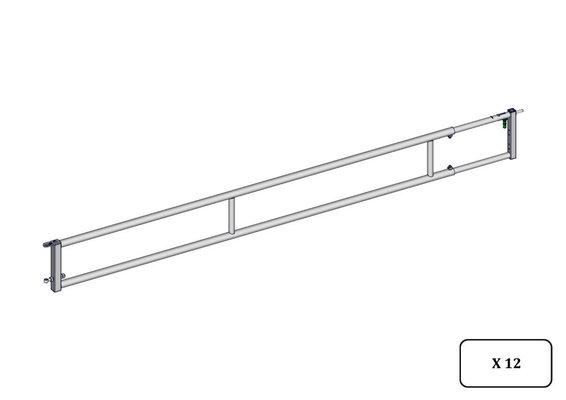 Materiels - Cage de contention - PACK DE 12 PORTE AUTOLOCK EX2 DE 4/5M