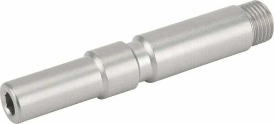 Pièces agricoles - Hydraulique - Embout long inox 1/4" m. SW6
