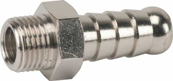 Pièces agricoles - Pièce pneumatique - Embout de tuyau 8 mm x 1/8"