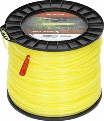 Pièces agricoles - Jardin et forêt pièce adaptable - Fil de coupe Ø 3.3mm 232m rond jaune Kramp