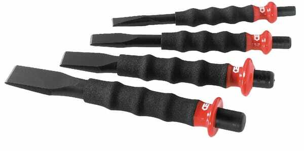 Outils - Outils divers - Jeu de 3 burins + 1 bedane